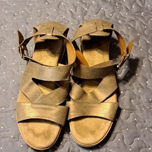 Hocus Pocus Kayla bronze sandals size 8.5